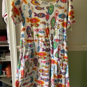 Fresh produce vintage dress